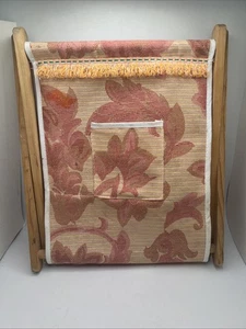 Cesta de coser plegable floral bolsa de hilo de pie carrito - Imagen 1 de 5