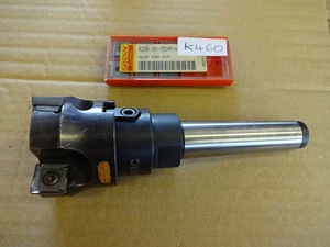 3MT Face mill indexable 63mm Sandvik + 6 tips 12mm draw bar - Picture 1 of 10