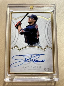 2018 Topps Definitive Jim Thome gerahmtes Autogramm /25 Indianer - Bild 1 von 2