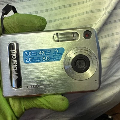 Polaroid A700 7.0 MP Digital Camera - Silver Tested Works - Image 1 of 4