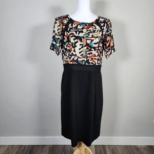 Tahari Dress Womens 10 Art To Wear Chiffon Bodice Career Wedding Guest Corporate - Bild 1 von 14