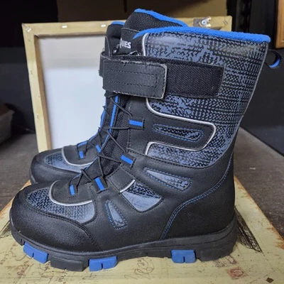 Botas de nieve Quest Menace para niños talla 7 azules 3M Thinsulate Foto 1 de 4