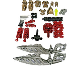 LEGO Bionicle 8811 Toa Lhikan Metru Nui 2004 with Fire Swords 8811 Action set