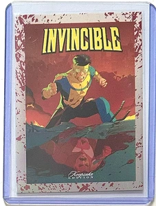 Tarjeta de salpicaduras de sangre invencible exclusiva SDCC 2025 #239 LE 100 - Imagen 1 de 2