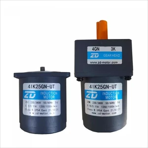 1PC 25W 220V/380V Three-phase gear motor 4IK25GN-UT 4GN3K/3.6K/5K/6K/7.5K/9K/10K - Picture 1 of 4