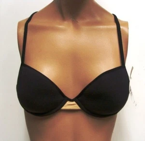 ADORABLE SUJETADOR UW NEGRO Y BRONCEADO LIGERAMENTE ACOLCHADO, ESTILO #L162, 32B COMPRA UNO Y OBTÉN UNO GRATIS - Imagen 1 de 1
