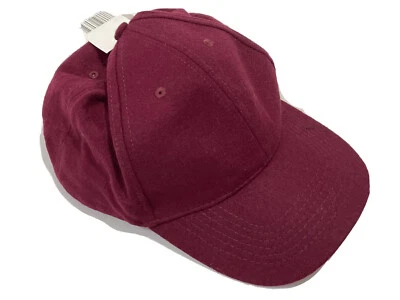 Gorra de baile de mezcla de lana talla única borgoña Foto 1 de 4