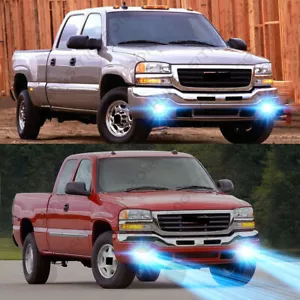 Para GMC Sierra 1500 2500 HD 2003-2006 - 2X 8000K Lámpara LED Kit de Bombillas Antiniebla - Imagen 1 de 11