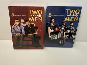 Two and a Half Men Complete Season 1 & 2 New Sealed Free Shipping - Picture 1 of 7