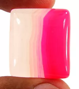 35.00 CT Natürlich Pink Achat Lose Edelstein Stein Cabochon Drahtgeflecht 12433 - Bild 1 von 2