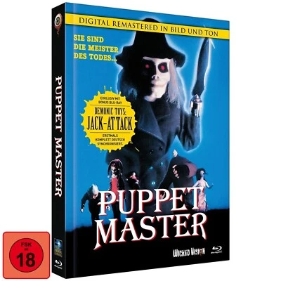 Mediabook PUPPET MASTER 1 + DEMONIC TOYS  JACK ATTACK  Cover C 2 BLU-RAY BOX NEU - Bild 1 von 2