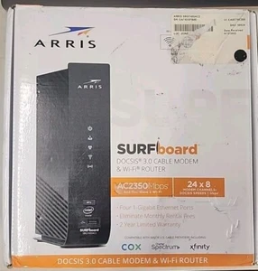 ARRIS SBG7400AC2 Cable Modem Router DOCSIS 3.0 AC2350 Used No Power Cord - Picture 1 of 11