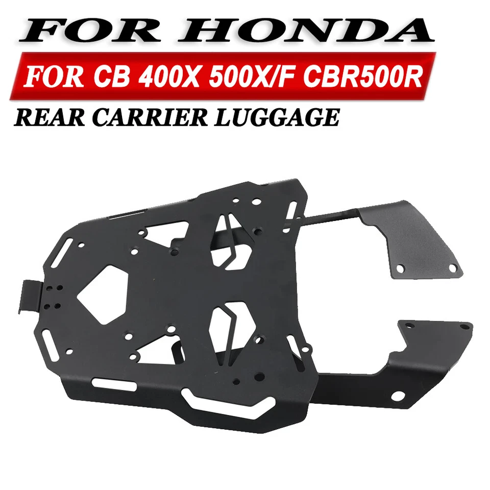 For Honda CB400X CB500X CB500F CBR500R Rear Carrier Luggage Tailbox Rack Foto 1 de 4