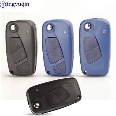 Remote Folding Car Cover Key Shell Case For Fiat Punto Ducato Stilo Panda Idea - Image 1 of 4