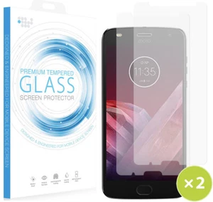 2X Hard Tempered Glass 9H Clear Screen Protector for Motorola Moto G6 Play/Forge - Picture 1 of 6