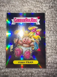 Garbage Pail Kids Chrome Series 1 Refractor 12a Furry Fran GPK Topps OS1 - Picture 1 of 2