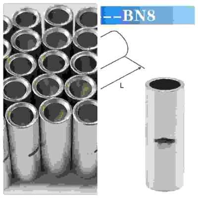 Non-Insulated BN8 Copper Wire Butt Splice Connector Ferrule Crimp Terminals 8AWG - Image 1 of 4
