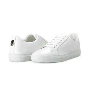 Sneaker Schuhe Cavalli Class Herren Weiß Leder Mode - Bild 1 von 7