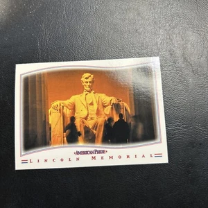 J101b American Pride Commemorative Stickers 2001 #26 Abraham Lincoln Memorial - Picture 1 of 2