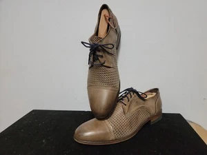Excellent Made In Italy Bacco Bucci Men's Manfred Gray Leather Size 14 MSRP $275 - Picture 1 of 12