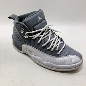 Nike Air Jordan 12 Retro Stealth Gray Sneaker Mens Shoes Size 8 /41 - Picture 1 of 9