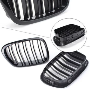 Front Center Grille Grills Black ABS Fit BMW 5 Series E39 1995-2004 03 02 01 00 - Picture 1 of 8