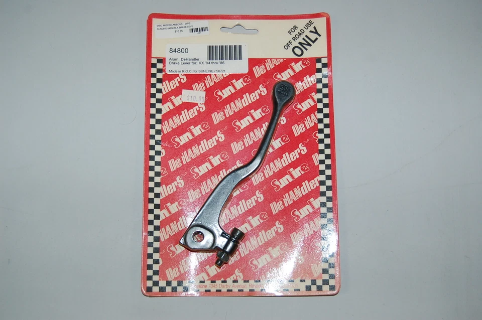 Palanca de freno de manillar de aluminio negro derecho Sunline 84800 Kawasaki Foto 1 de 2