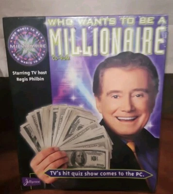 Brand New Sealed 1999 Who Wants to Be A Millionaire (CD-ROM, PC Game, Big Box) - Image 1 of 4