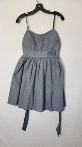 City Triangles Junior Größe 13 blau Spaghettiträger Kleid Abschlussball - Bild 1 von 8
