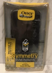 OtterBox Symmetry Series Samsung Galaxy S6 Edge+ Black - Picture 1 of 5