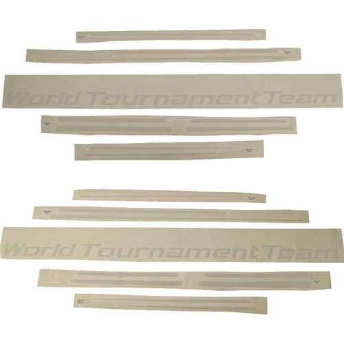 MasterCraft Boat Decal Kit 751911 World Tournament Team White (10PC)