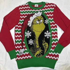 Dr. Seuss The Grinch Christmas Knit Ugly Sweater Holiday Size Adult Small - Picture 1 of 6