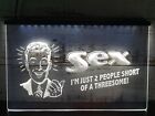 Vintage Retro Funny Sex Man LED Neon Light Sign Beer Bar Pub Home Wall Art Décor