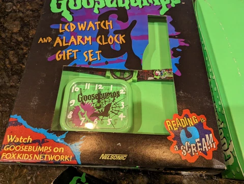 Alarm Clock NO Watch 90’s GOOSEBUMPS  New Old Stock As IS Cover