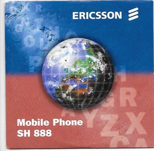 CD SOFTWARE E PROGRAMMI PER TELEFONO CELLULARE ERICSSON SH-888 - Zdjęcie 1 z 2