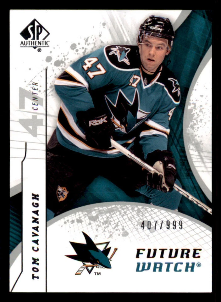 2008-09 SP Authentic #188 Tom Cavanagh RC /999 (ref 239788) - Image 1 of 2