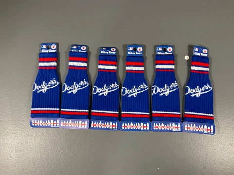 Los Angeles Dodgers MLB Baseball Krazy Kover Insulated Bottle Sleeve - LOT OF 6 Cover