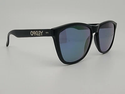 Oakley 03-063 Frogskins Gen 1 Black Frame Violet Iridium Lens Sunglasses  - Image 1 of 4