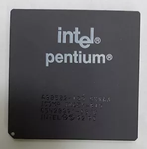 Intel Pentium SX963 100MHz 50MHz Bus Socket 7 Vintage Processor A80502-100 (#2) - Picture 1 of 4
