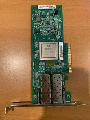 IBM 42D0516 QLogic QLE2562 PCIe 2.0 x8 Dual Port SFP+ 8Gb FC HBA Network Adapter - Image 1 of 4
