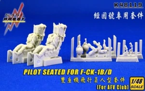 KASL Hobby 1/48 Pilot Seated For F-CK-1B/D Twin seat For AFV Club - Picture 1 of 4