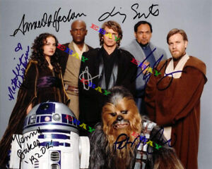 STAR WARS REVENGE OF THE SITH CAST Autographed Signed 8x10 Photo Reprint