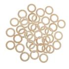 50x 35mm Natural Wood Loop Wooden Rings Bracelet DIY Jewelry Craft Bead Ring