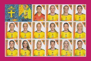 Sweden National Team - Panini FIFA Women’s World Cup 2023 - 18 Stickers - Picture 1 of 2