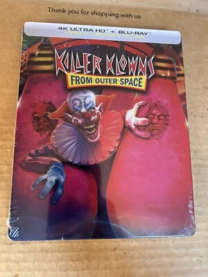 Killer Klowns From Outer Space Scream Fact 4K UHD Blu Ray Steelbook NEW & SEALED - Image 1 of 4