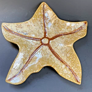 VTG Starfish Trinket Ceramic Dish Wall Decor Beach Colors 1948 7548 Nautical - Picture 1 of 8