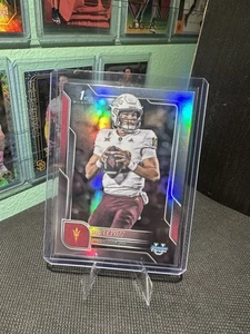 Sam Leavitt Silver Refractor Bowman 2025 Bowman U Chrome Football 1st Bowman ASU - Bild 1 von 2