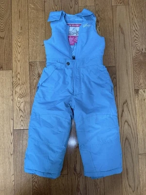 SNOZU Kid's Snow Bibs Snowsuit Overalls Unisex Size 3 Teal Foto 1 de 4