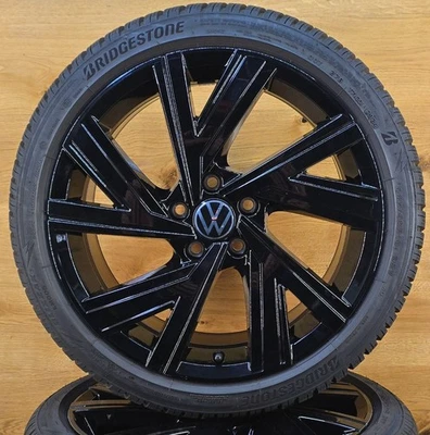 4x Original VW Golf 8 GTE GTI R GTD Winterräder 18 Zoll Bergamo 5H0601025AE - Bild 1 von 4