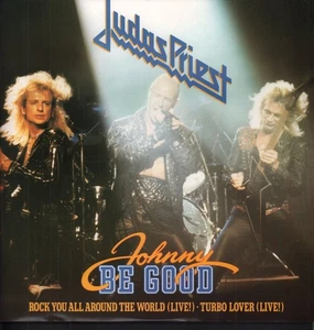 Judas Priest Johnny B Goode 12" vinyl UK Atlantic 1988 in pic sleeve A9114T - Picture 1 of 3